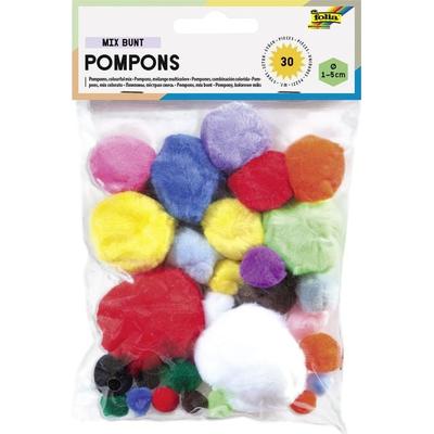 Folia Pompons MIX BUNT 30er Set