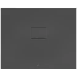 Villeroy und Boch Squaro Infinity Duschwanne UDQ1080SQI2BV1S 100x80x4cm, anthracite