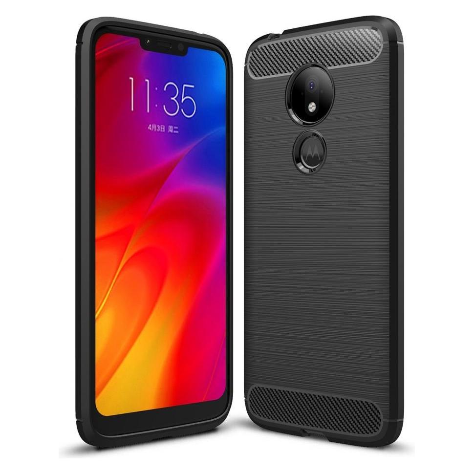 Screenguard Motorola Moto G7 Power Hülle Carbon Brushed Soft TPU (Motorola Moto G7 Power) (00024580)