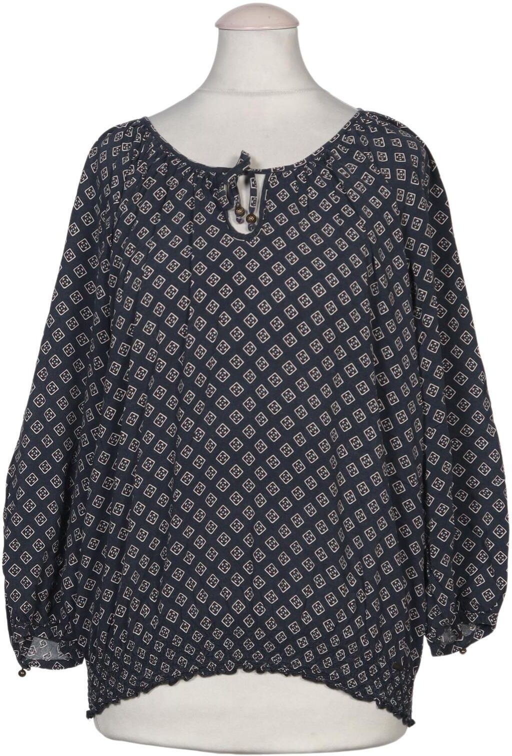Tommy Hilfiger Damen Bluse, Marineblau, Gr. XS, Viskose - Second Hand