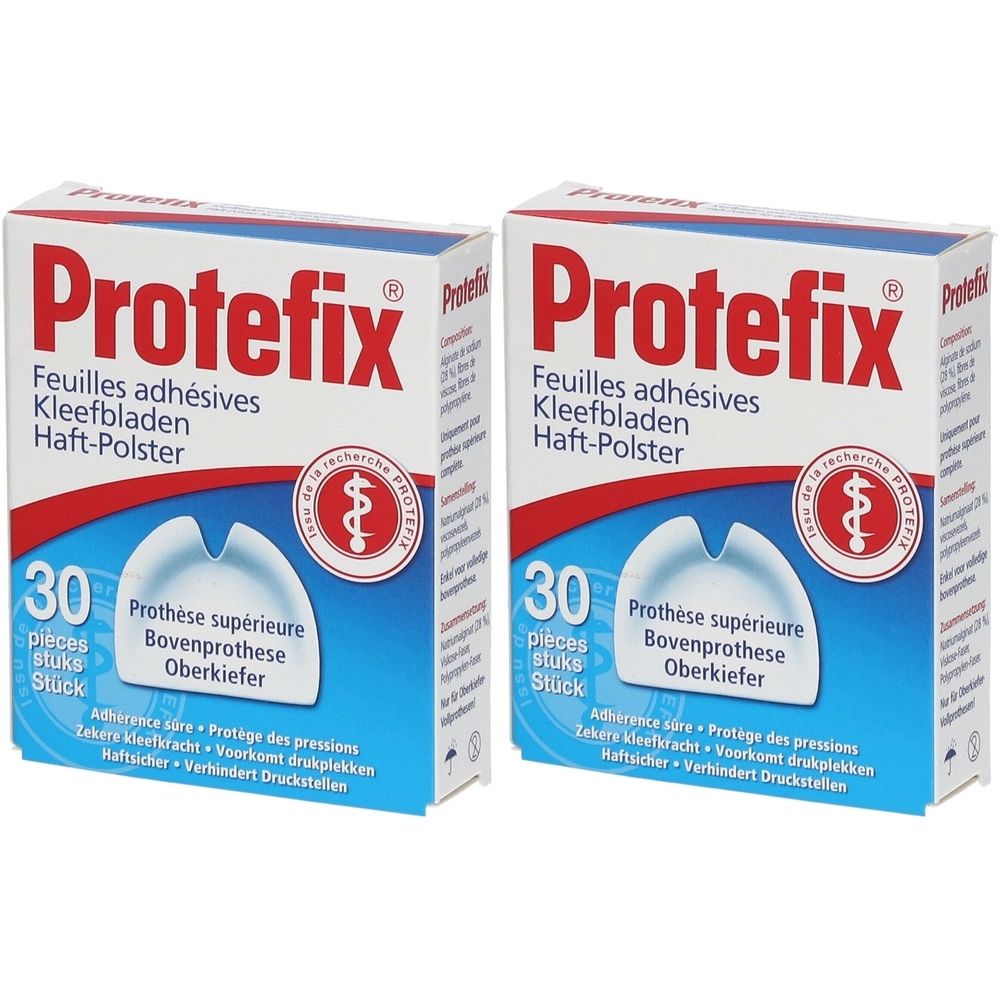 Protefix Kleefbladen Bovenprothese x2 2x30 St Sonstige