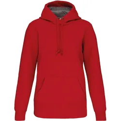 Kariban Unisex Schwerer Kapuzen Sweater Hoodie K443 red XL