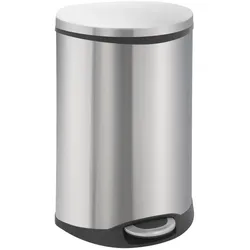 kaiserkraft Design-Abfallsammler, Abfalleimer, Silber