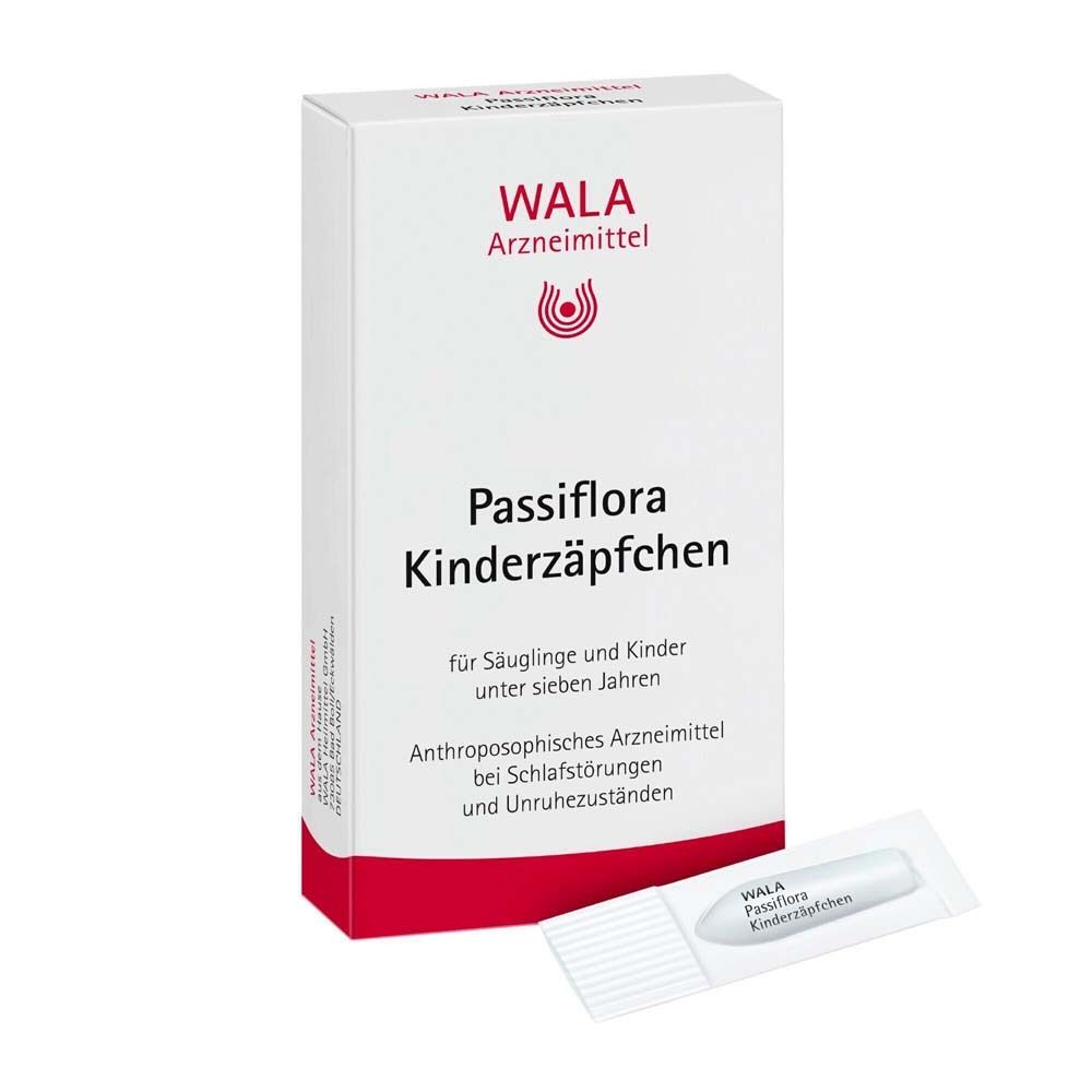 Passiflora Kinderzäpfchen 10x1 g Kinder-Suppositorien
