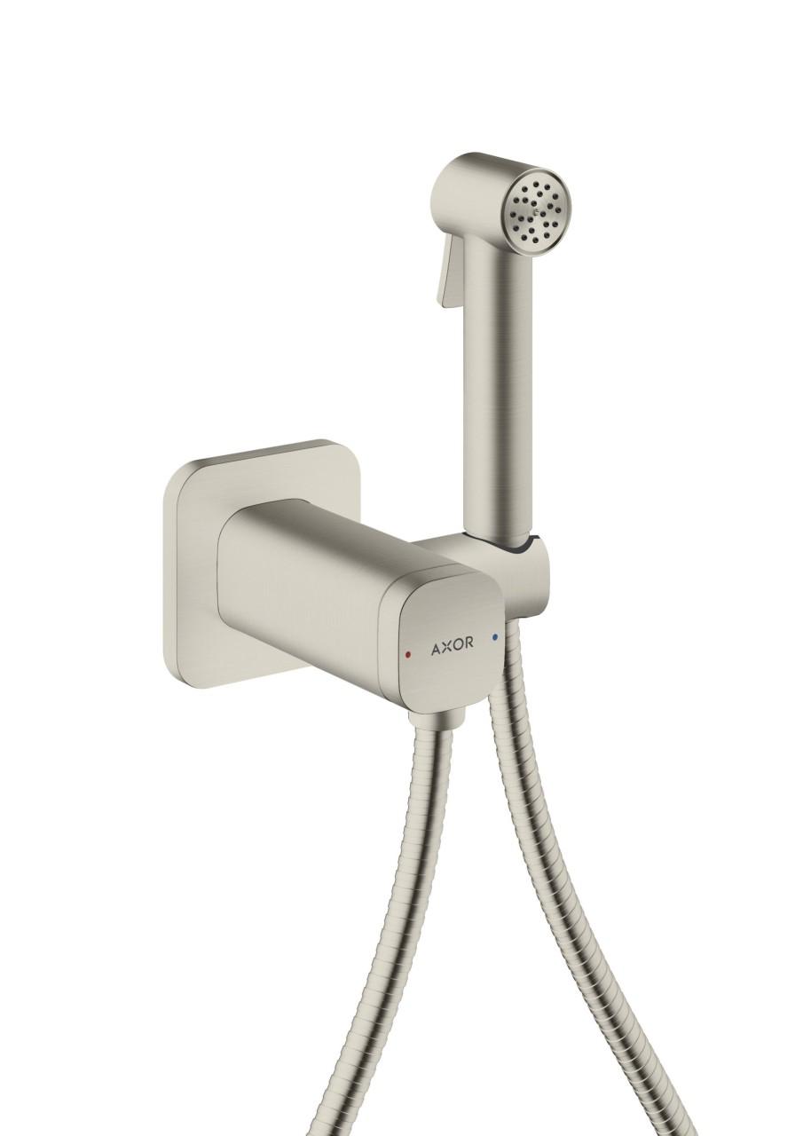 Hansgrohe Bidette Handbr. Axor Bidette Showers Mischwasser softsq. m.Schlauch1250mm edelstahl optik 29243800