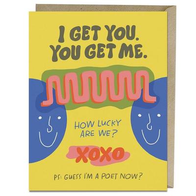 6-Pack Em & Friends I Get You Greeting Card, Taschenbuch von Em & Friends, Abrams and Chronicle Books IWUK, 978-1-64246-528-0