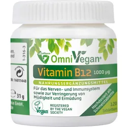 Omnivegan B12 1000 Ug - Tabl. M. Beerengeschmack 120 ST