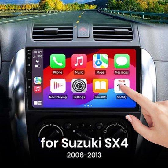 Autoradio Doppel-DIN - 9-Zoll-Touchscreen - Android 13 Betriebssystem - WLAN und Bluetooth - für Suzuki SX4 (2006-2013)