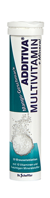 Dr.B.Scheffler Nachf. GmbH & Co. KG ADDITIVA Multivit.+Mineral Mango R Brausetabletten 86 g 10060196