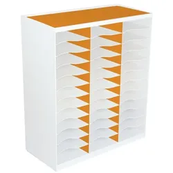 Paperflow Sortierstation »36 Fächer« A4 orange