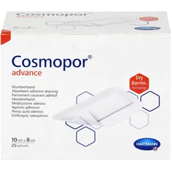 Hartmann, Pflaster, Cosmopor advance 10 cm x 8 cm / steril (25x)