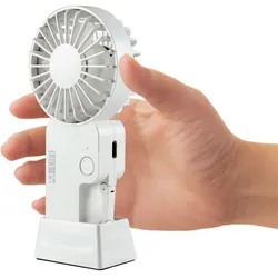 X4-Life Mini Ventilator mit Haken und Standfuss mit Akku