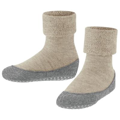 Falke - Kid's Cosyshoe Basic - Hüttenschuhe 21-22 | EU 21-22 beige/grau