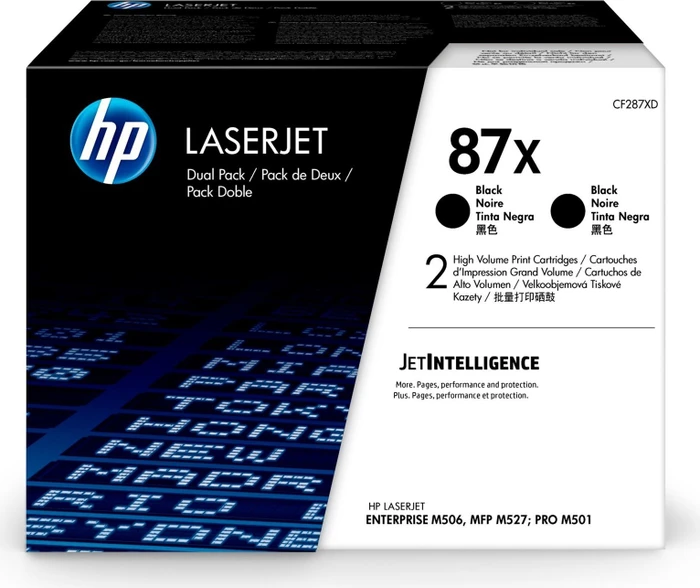 HP CF287XD Nr. 87X Dual Pack schwarz 2 Stk. original, 18000 Seiten