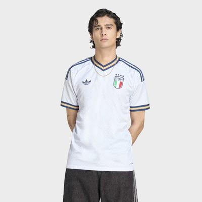 Fußballtrikot ADIDAS PERFORMANCE "FIGC A JSY", Herren, Gr. XL, aerblu, Obermaterial: 100% Polyester, Trikots Fußballtrikot, mit Rundhalsausschnitt, aus Polyester, mit Climacool Technologie