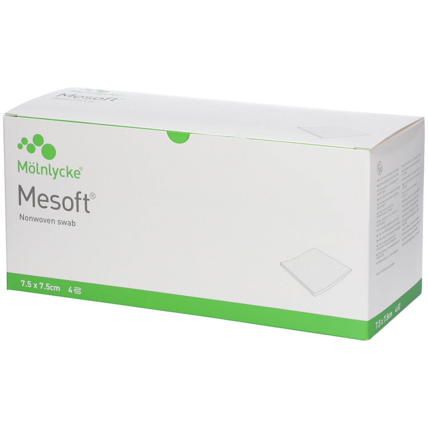 Mesoft Steriel 7.5cm x 150 St Kompressen