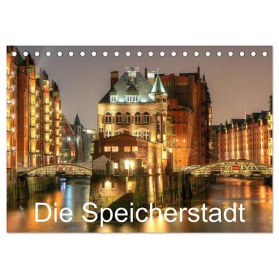 Die Speicherstadt (Tischkalender 2027 DIN A5 quer), CALVENDO Monatskalender