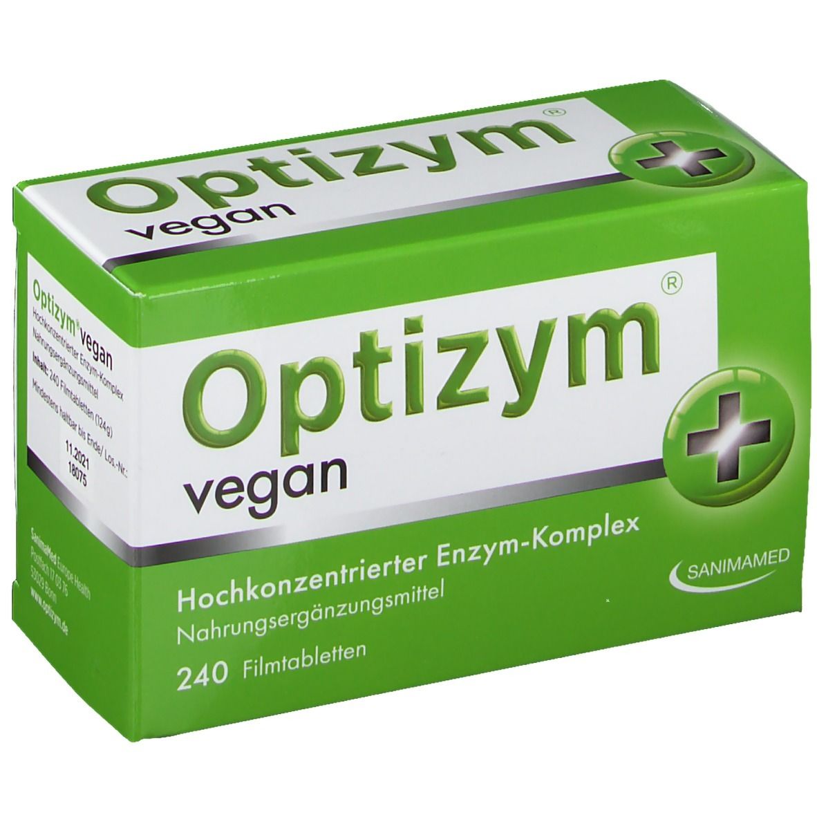 Optizym vegan Filmtabletten 240 St