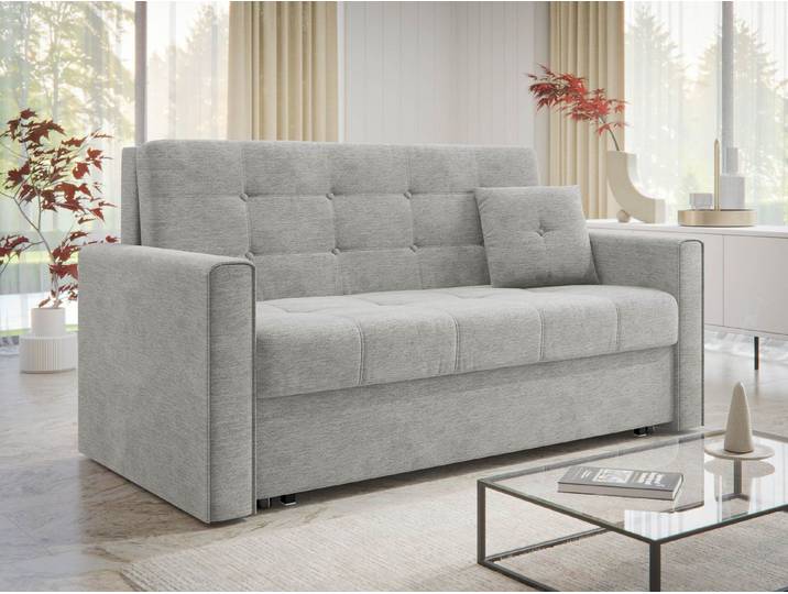 MIRJAN24 Schlafsofa Viva Lux III, mit Schlaffunktion und Bettkasten, 3 Sitzer, inkl. Kissen