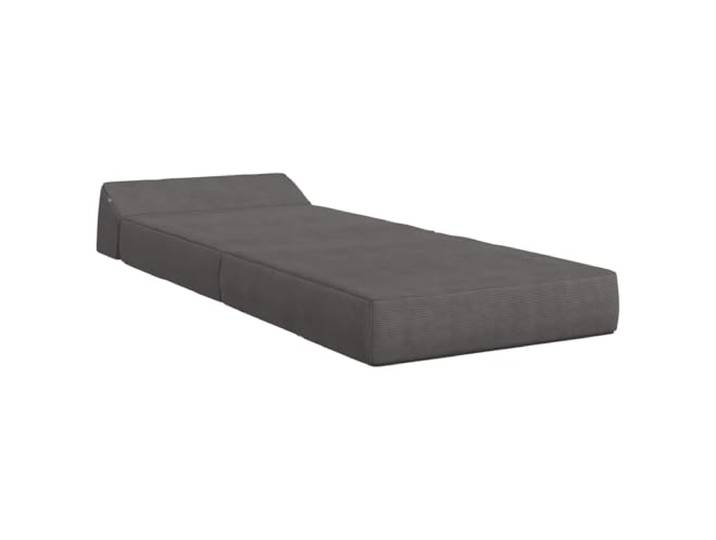 KTHLBRH Schlafsofa klappbar dunkelgrau 60 x 70 x 41 cm Stoff 100% Polyester, Schaumstoff, Reißverschluss, 2-in-1, Innen, 160 x 60 x 12 cm