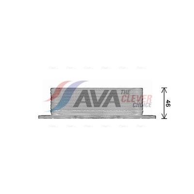 AVA CLEVER CHOICE Ölkühler, Motoröl ms3760 für Mercedes