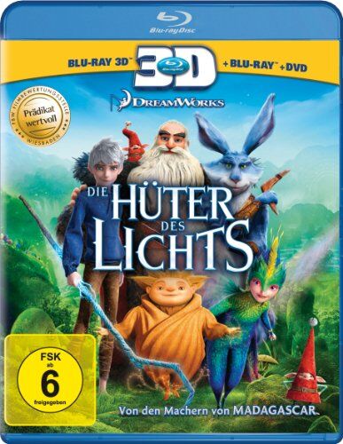 Peter Ramsey - Die Hüter des Lichts (+ Blu-ray + DVD) [Blu-ray 3D] - Preis vom 04.10.2026 03:51:26 h