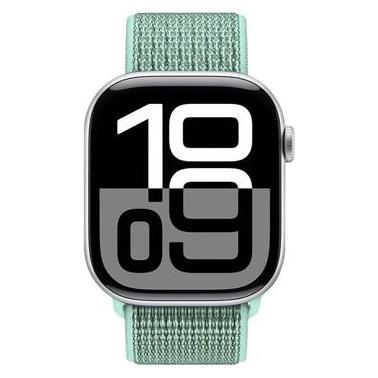 Crong Nylon - Pasek sportowy do Apple Watch 38/40/41/42 mm (Atlantic Green) (38 mm, 40 mm, 41 mm, 42 mm, Nylon) (CRG40NLBAGN)