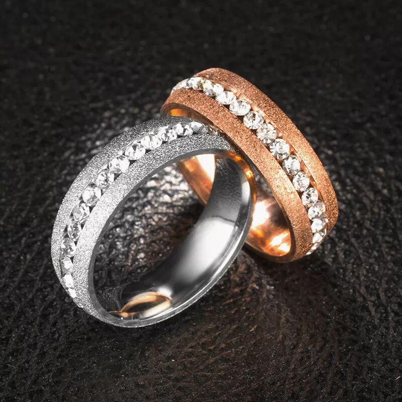 INF Anneau D'anxiété Bague INF Bague en acier à la mode