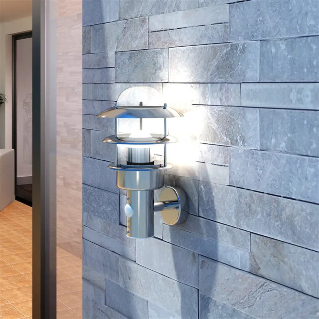 Home Etc 1 - Bulb 29 cm H Hardwired Outdoor Wall Lantern 29cm H X 7.87cm W X 18cm D