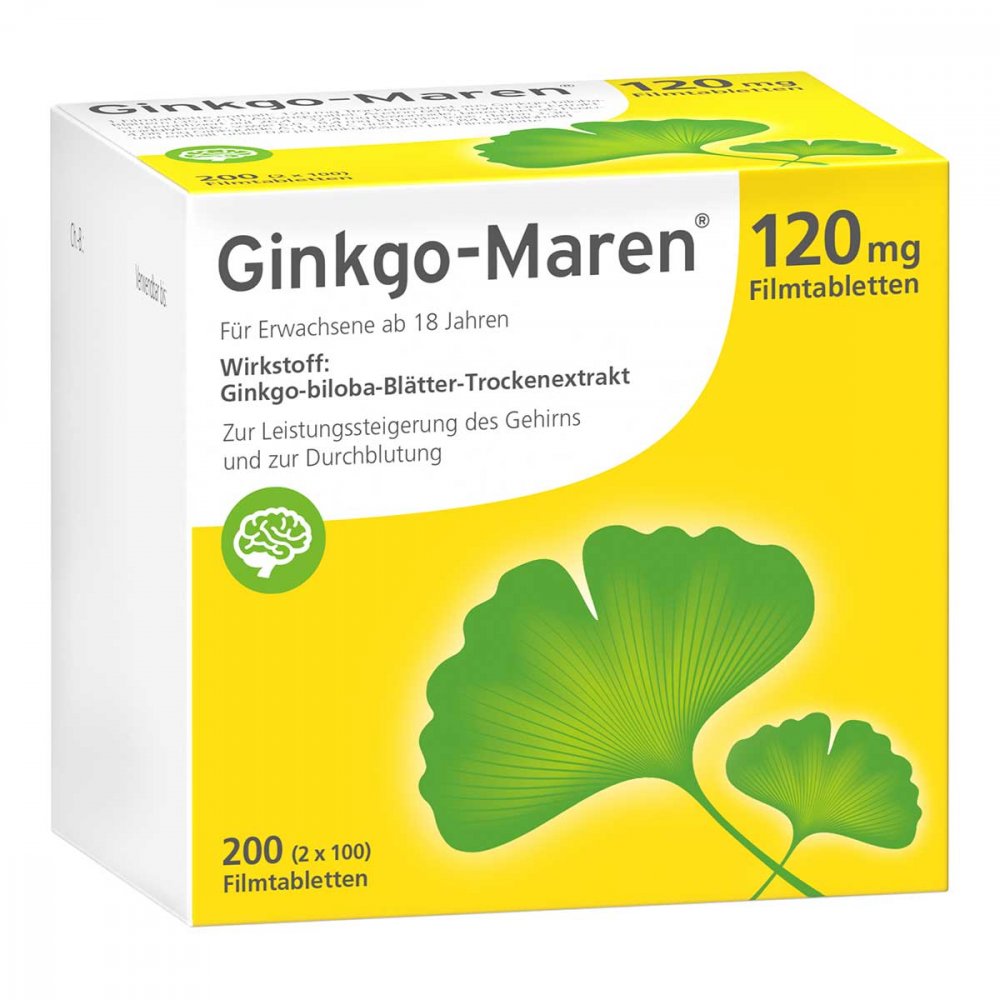 HERMES Arzneimittel GmbH Ginkgo-maren 120 Mg Filmtabletten 17450865