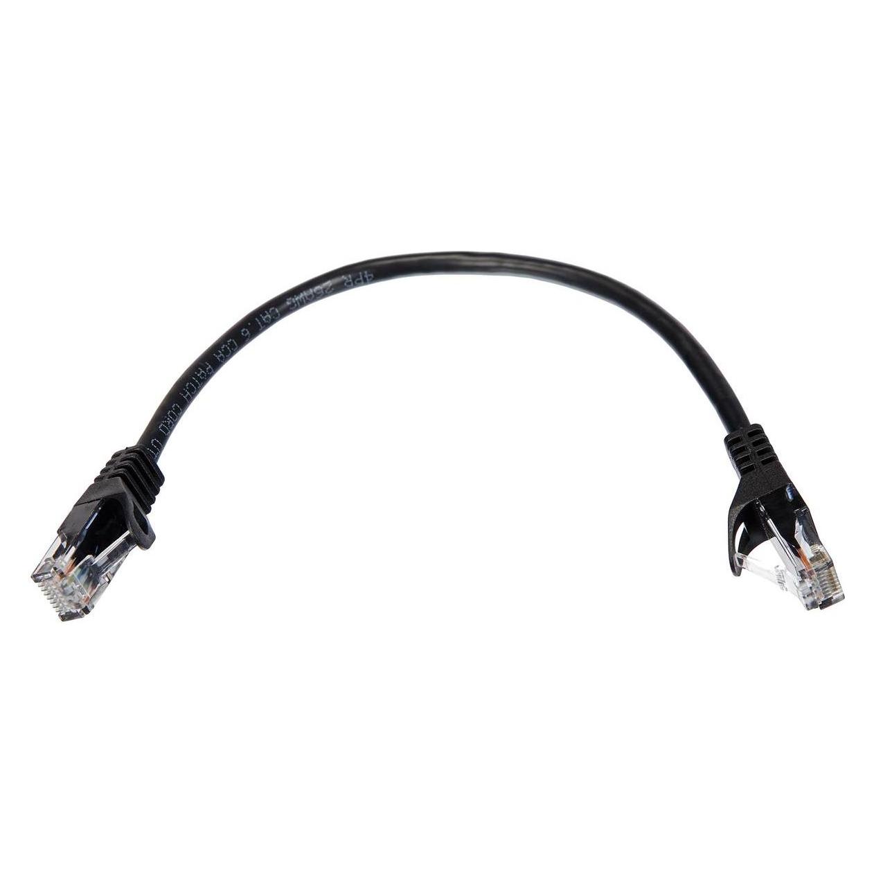 Lanberg PCU6-10CC-0025-BK Netzwerkkabel 0 25 m Cat6 U/UTP (UTP) Schwarz (CAT6, 0.25 m) (PCU6-10CC-0025-BK)