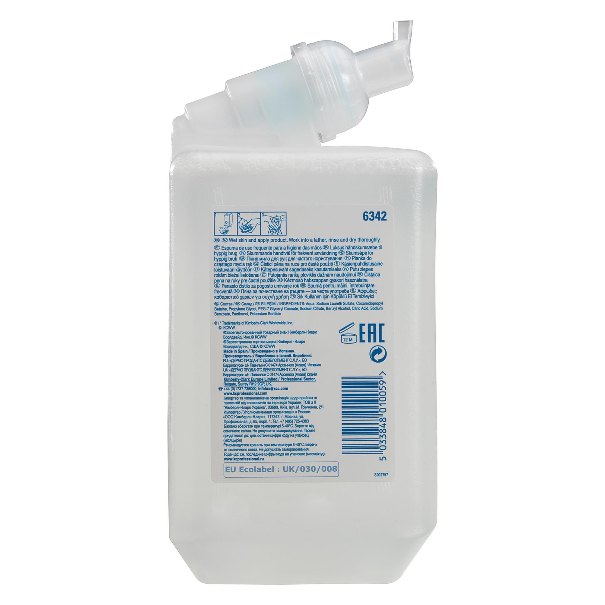 Kimberly-Clark KLLENEX 6342 Luxury Frequent Use Cleanse (Flüssigseife, 1000 ml) (6342)