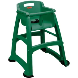 BRB Rubbermaid Commercial Products Sturdy Baby Chair with Feet - Dark Green
