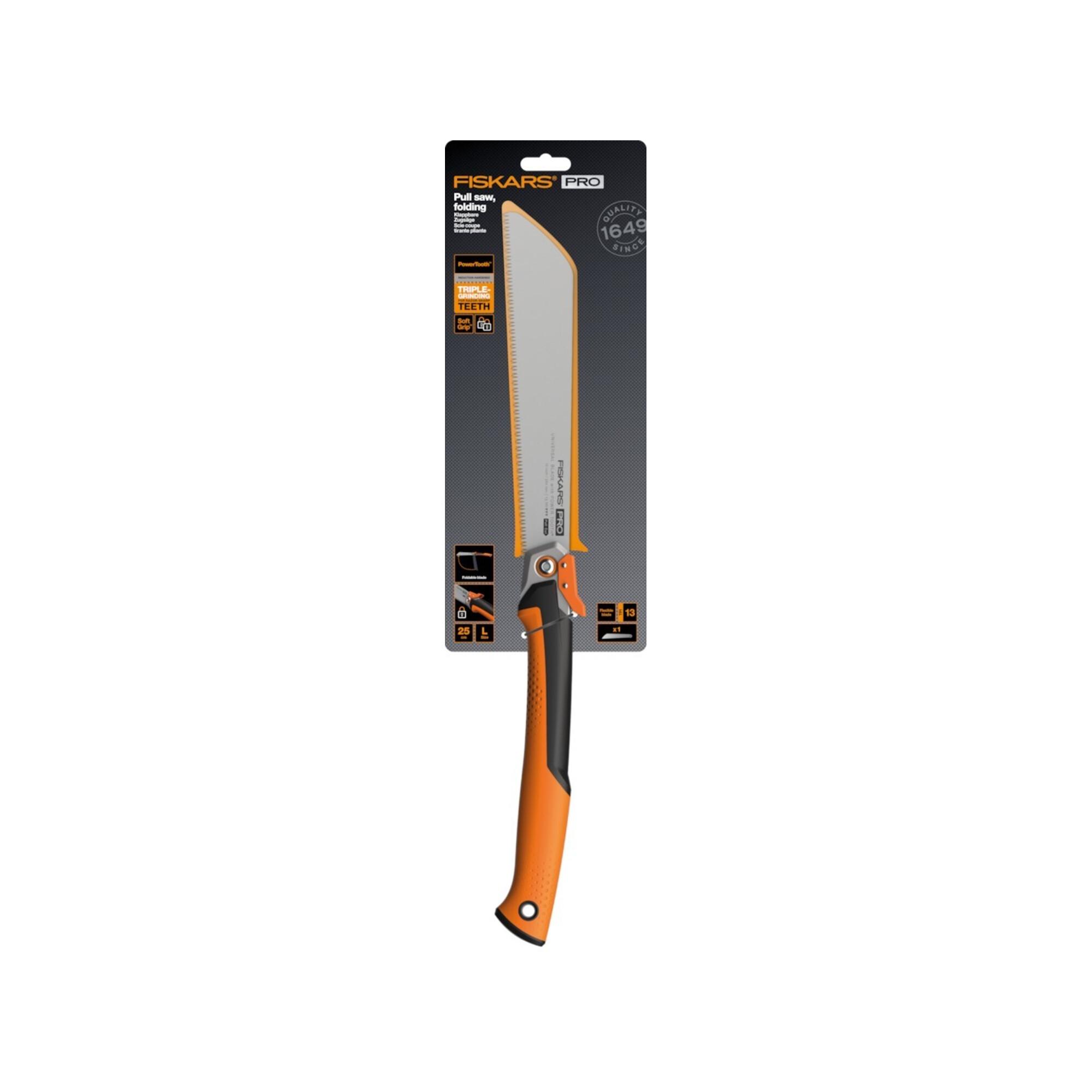 Fiskars Klappbare Zugsäge 25 cm 13 TPI Power Tooth (1062933)