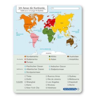 Ich kenne die Kontinente, Weltmeere und Großstädte, Zubehör von Sternchenverlag GmbH,Katrin Langhans, Sternchenverlag, 978-3-946904-28-1