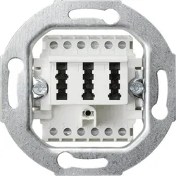 Gira TAE-Anschlussdose TAE 2x6/6NFF weiß 003202