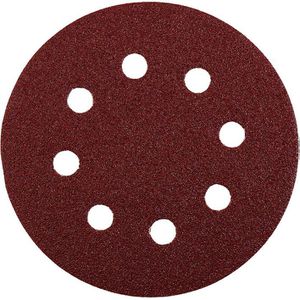 kwb Schleifpapier Quick-Stick 541918, Körnung 180, 125mmØ, 20 Schleifscheiben, für Holz, Lack, Farbe, 20 Stück