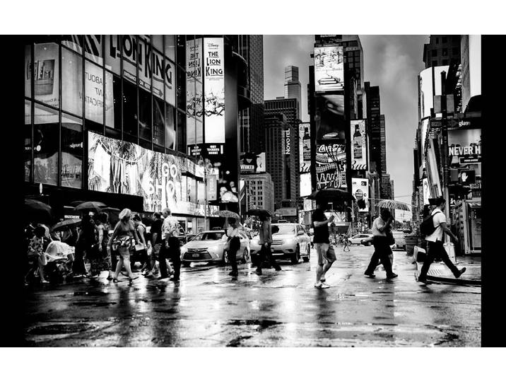 Papermoon Time Square Schwarz & Weiß
