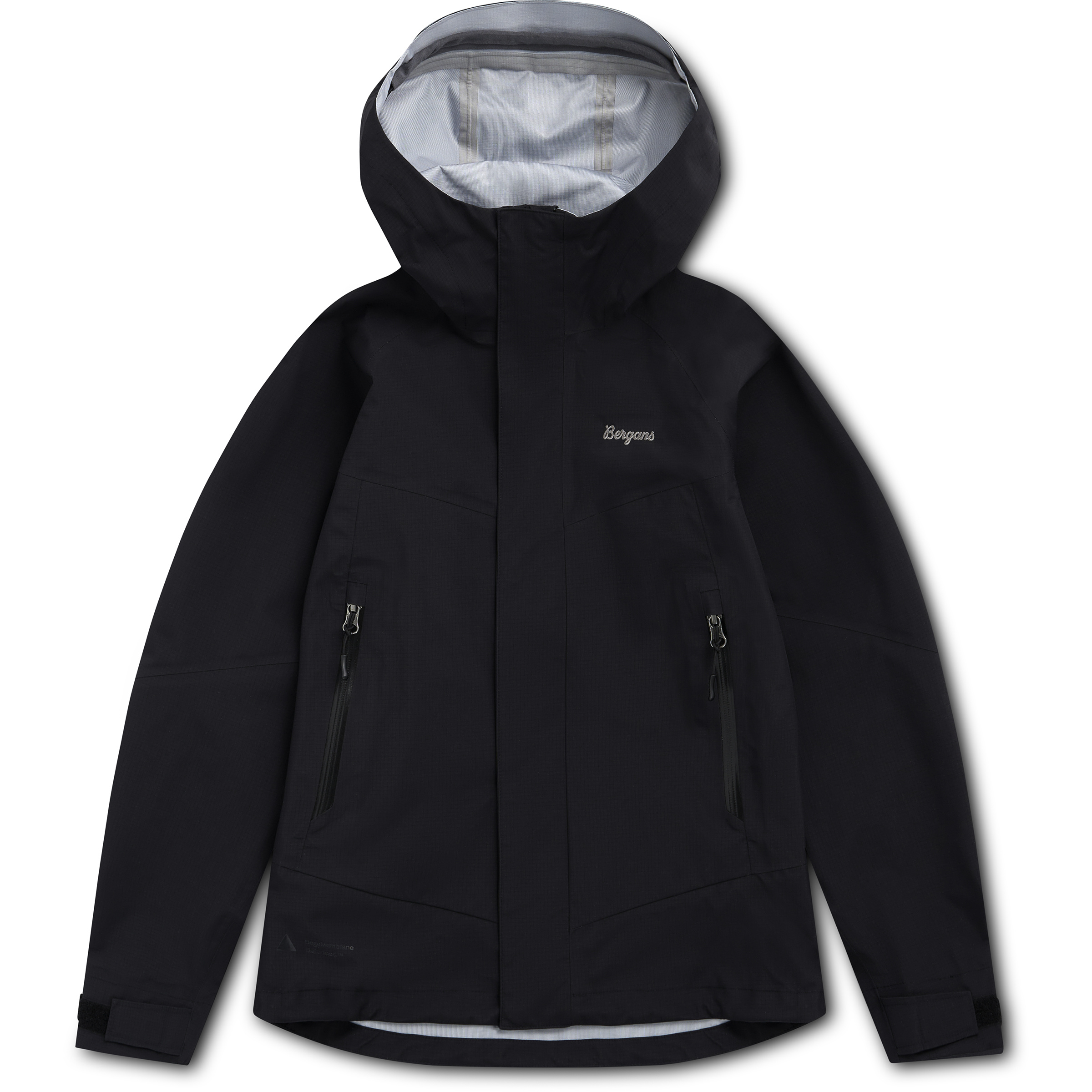 Bergans 3L Shell Kinder Regenjacke schwarz Größe 140 Trekking Elastisch Wasserabweisend