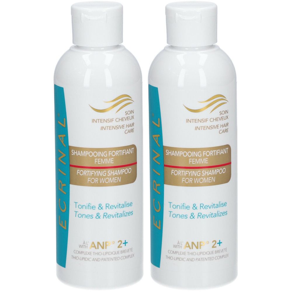 Ecrinal Anp 2+ Shampooing Fortifiant Femme x2 2x200 ml Set