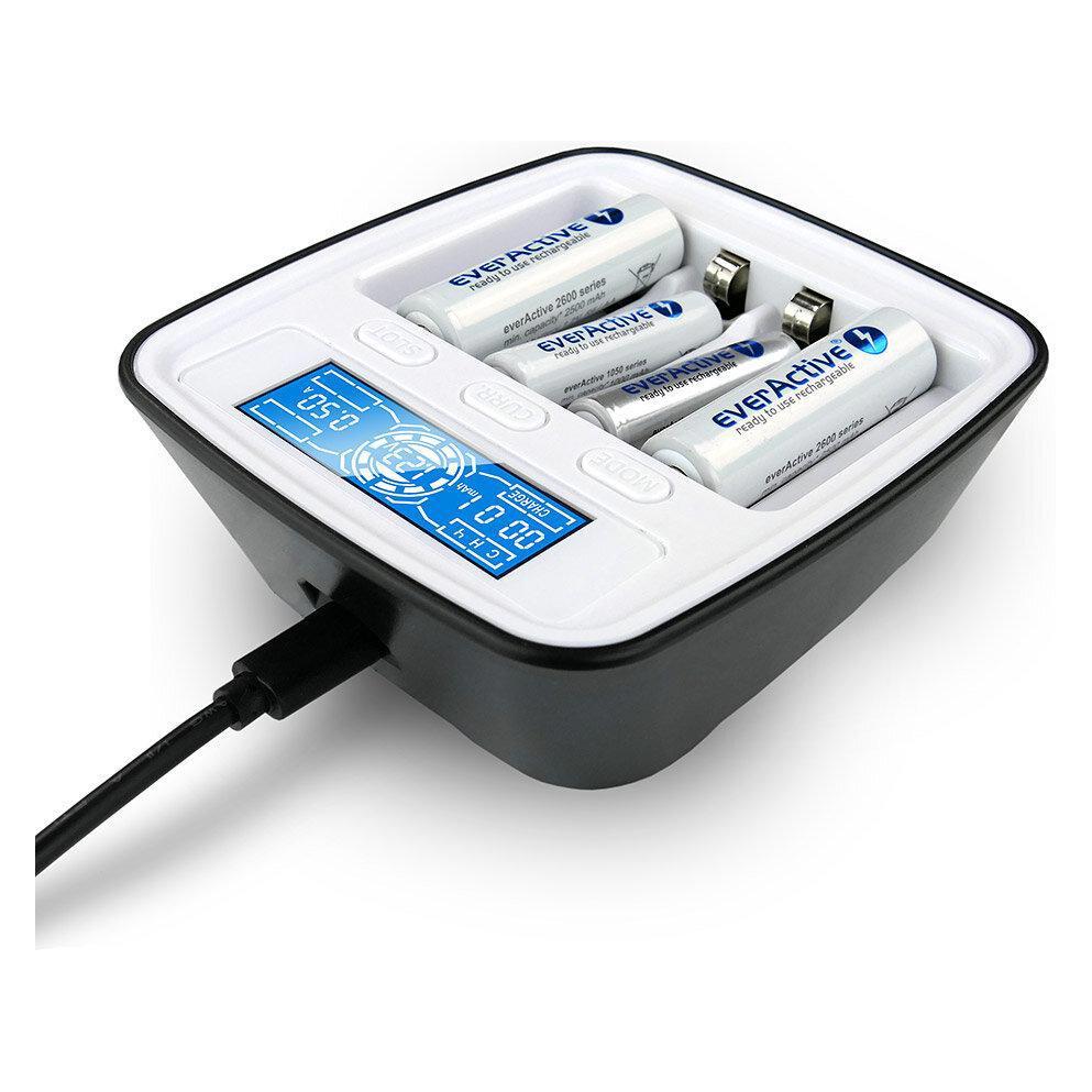 Everactive professional AA / AAA battery charger NC-1000M (1 Stk., Akku) (NC1000M)