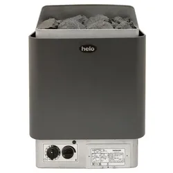 Helo CUP Saunaofen Graphite,kompakter Klassiker kleine&mittlere Saunen