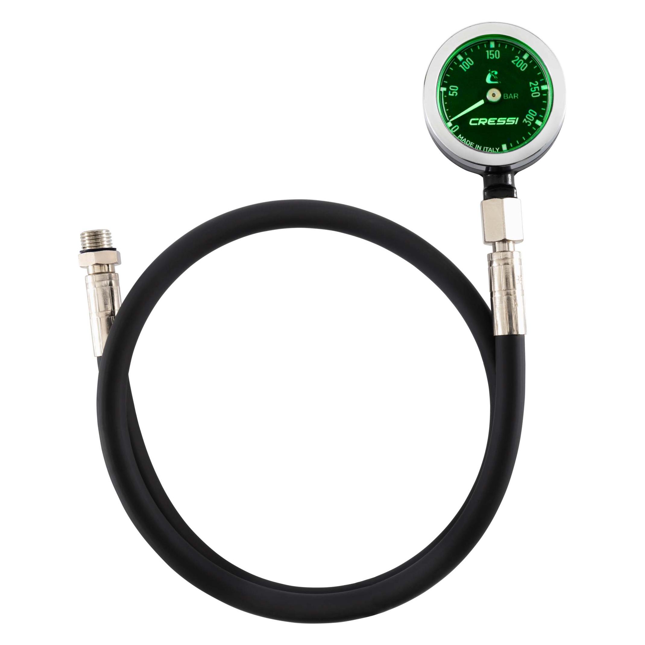 Cressi Mini Manometer BAR mit HP-Zweep für vereinfachte Konfigurationen (KK760720)