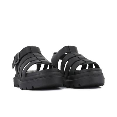 Sandale PALLADIUM "PALLACRUISE FISHERMN", Damen, Gr. 40, schwarz, Leder, Schuhe Sandale, Sommerschuh, Sandalette, Riemchensandale