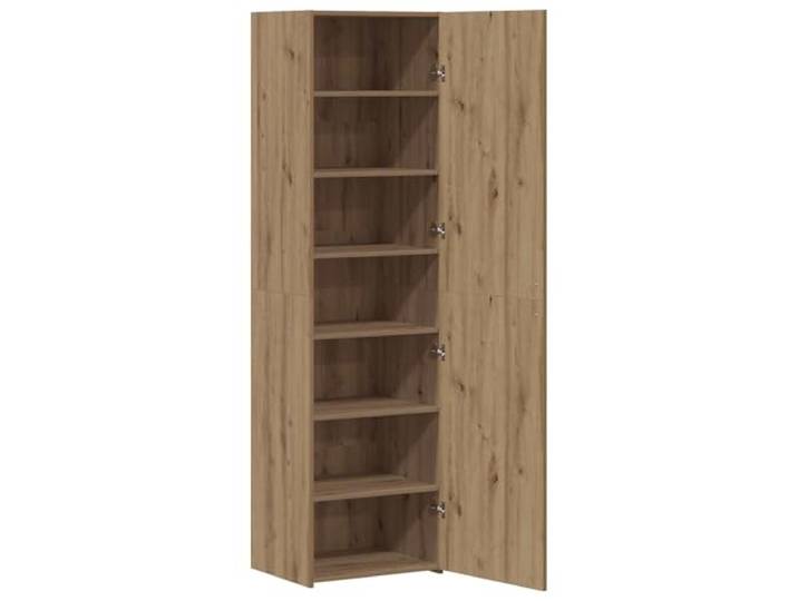 LASWWQMRF Highboard 2er Set Artisan-Eiche 50 x 42,5 x 185 cm Vielseitiges Standregal im Doppelpack für Wohnzimmer Esszimmer oder Büro mit großzügigen Fächern für mehr Ordnung.