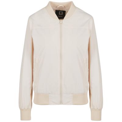Bomberjacke BRANDIT "Brandit Brandit Women Jula Bomberjacket", Damen, Gr. XXL, beige (rose), 100% Polyester, unifarben, normal, amerikanischer Ausschnitt, Jacken Bomberjacke