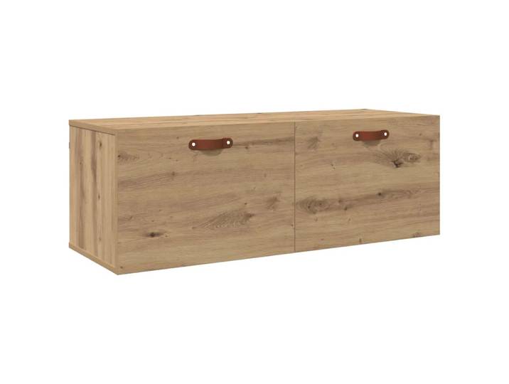 Armoire murale design moderne 100 x 36 x 35 cm bois beige