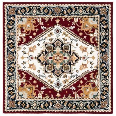 SAFAVIEH Handmade Heritage Asia Traditional Oriental Wool Rug