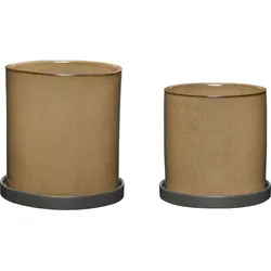 Era Blumentöpfe beige 2 St.