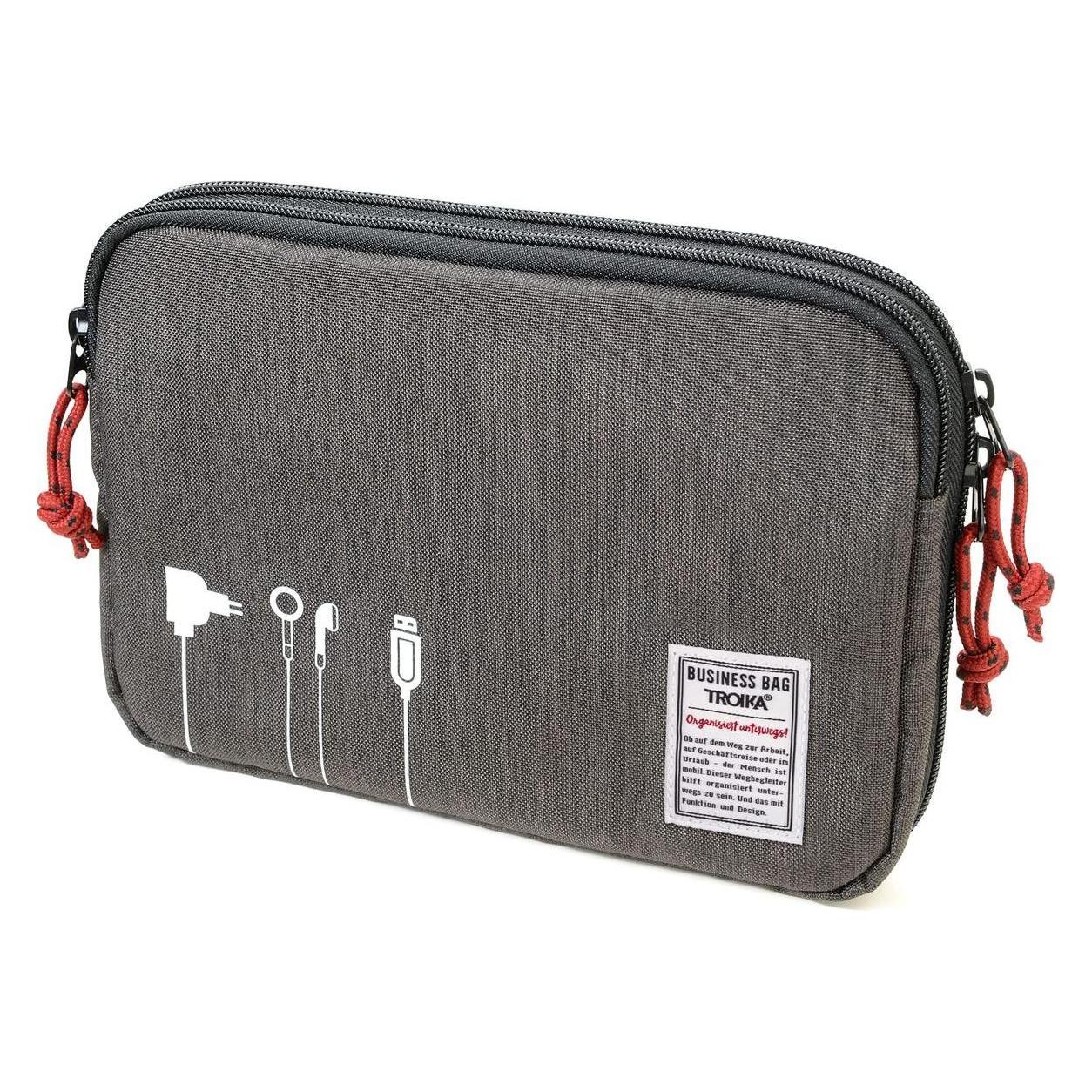 Troika Business Tech Pouch 2 (Kabeltasche) (BBG64/GY)